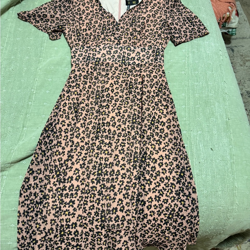 Alexia Admor Mauve Floral Dress